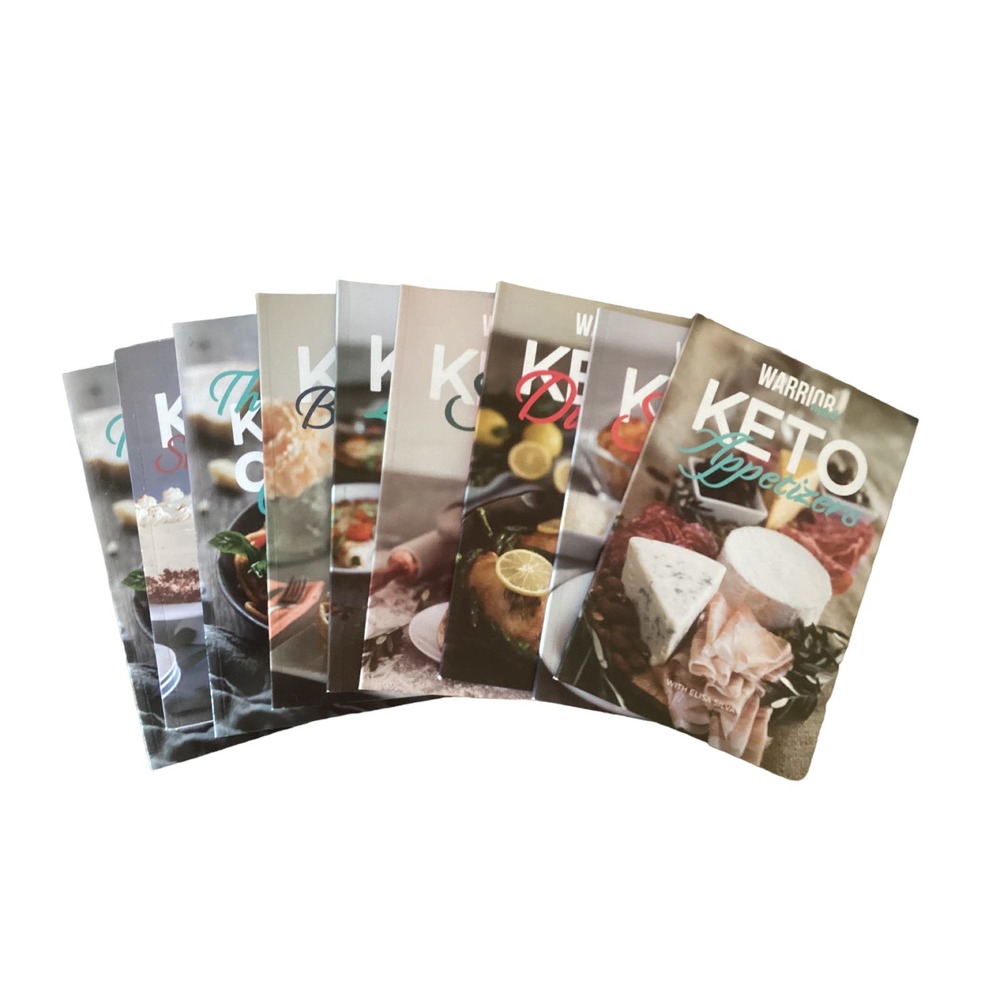 The Keto Diet Cookbooks Boxed Set Plus 2 Extra NWT